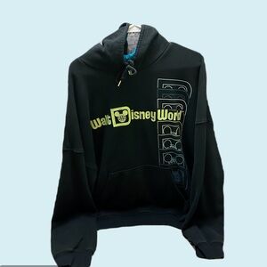 Walt Disney World Teal and Black Men”a Hoodie size L